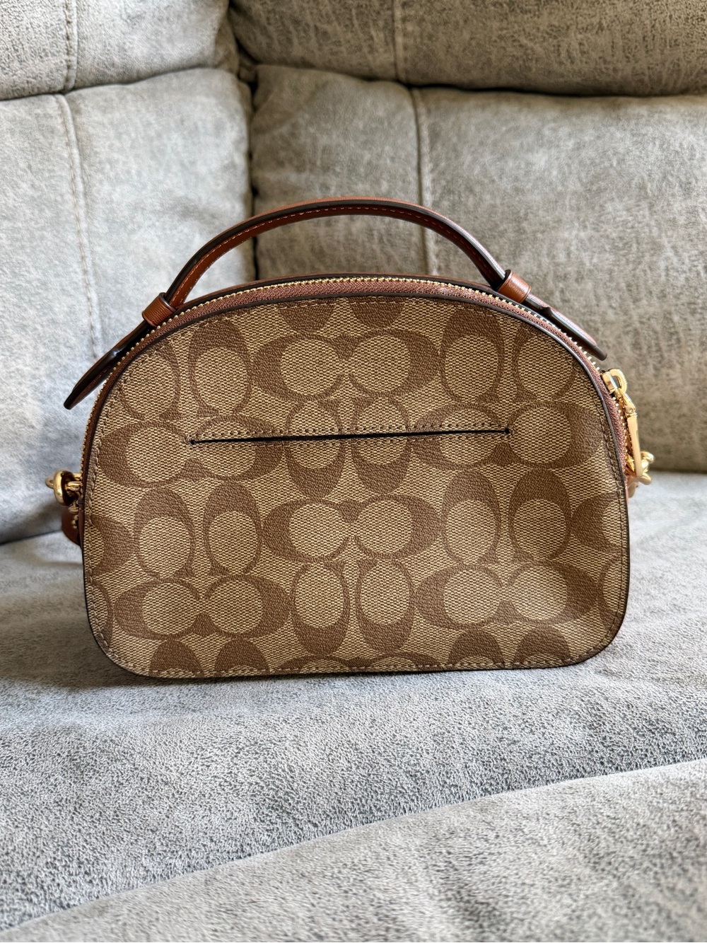 Coach Serena Satchel with Stripe - Picture 2 of 8